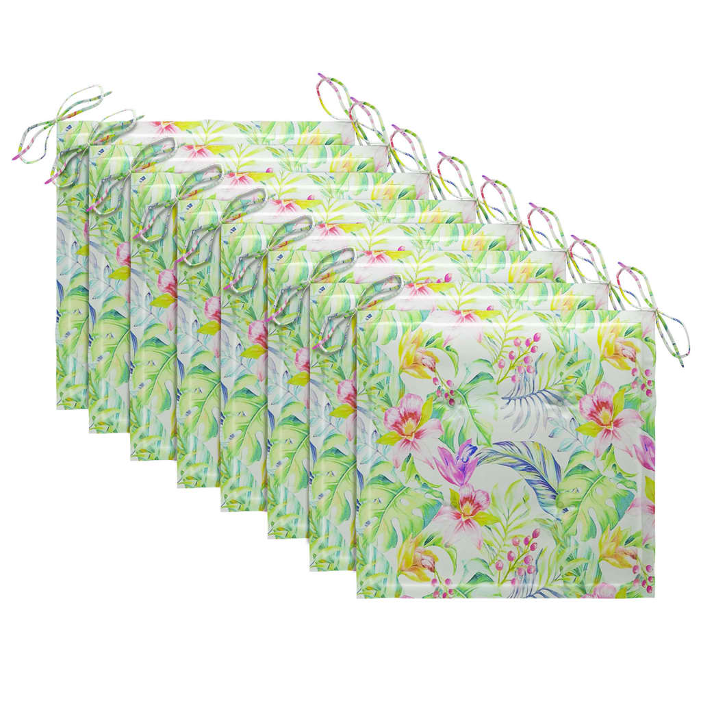 Sedie da Giardino con Cuscini 8 pz in Massello di Acacia Grigie 3078234