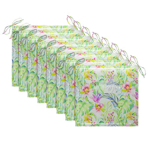 Sedie da Giardino con Cuscini 8 pz in Massello di Acacia Grigie 3078234