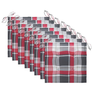 Sedie da Giardino con Cuscini 8 pz in Massello di Acacia Grigie 3078235