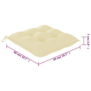 Sedie da Giardino con Cuscini 8 pz in Massello di Acacia Grigie 3078251