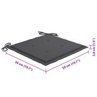 Sedie da Pranzo da Esterni con Cuscini 4 pz Massello di Acacia cod mxl 24195