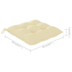 Sedie da Pranzo da Esterni con Cuscini 8 pz Massello di Acacia 3078391