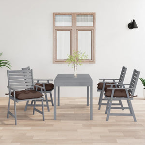 Sedie Pranzo per Esterni con Cuscini 4 pz Legno Massello Acacia 3078427