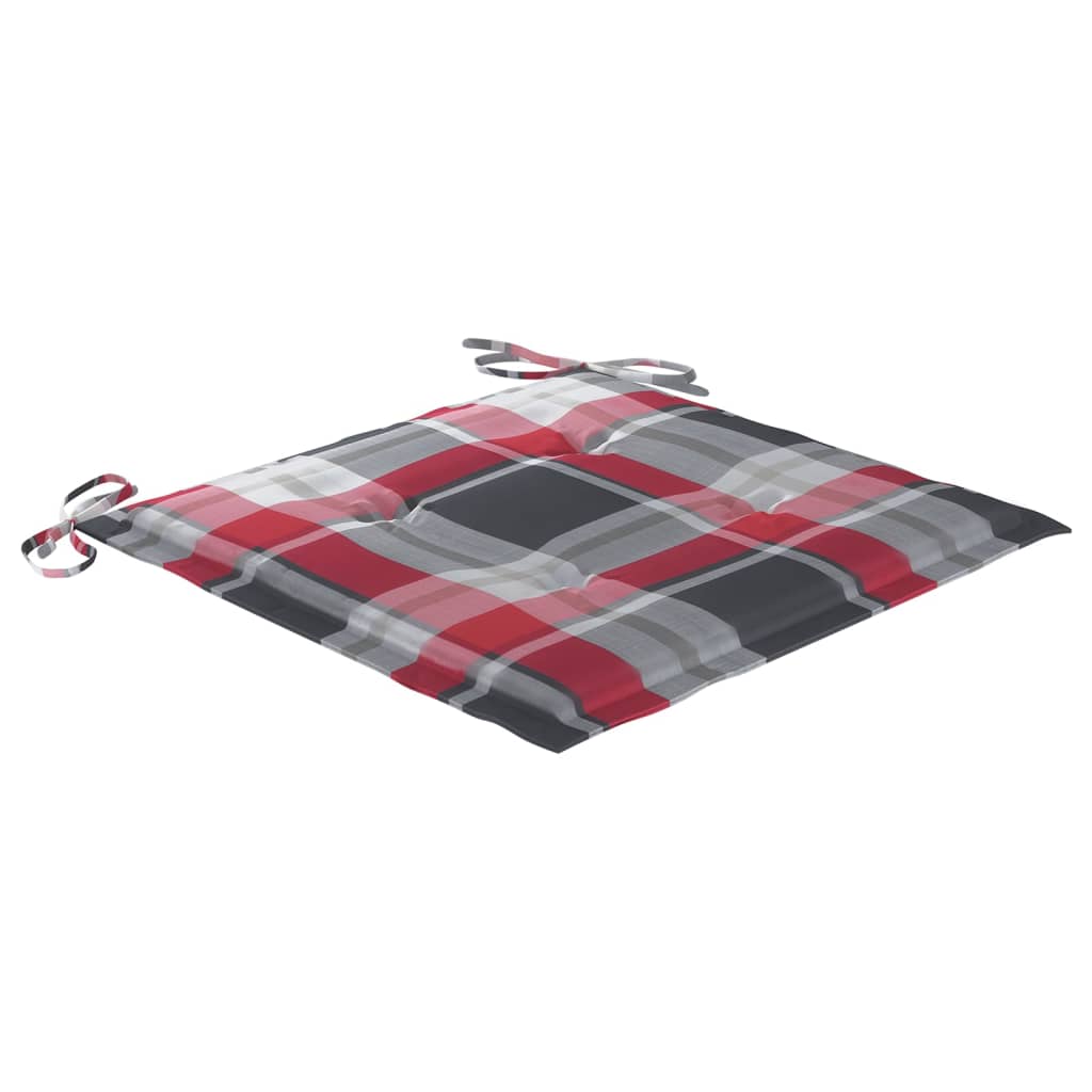 Sedie da Giardino con Cuscini 8 pz in Legno Massello di Teak cod mxl 24259