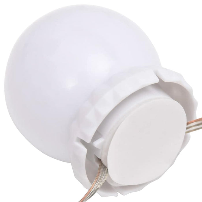 Applique Specchio 8 Lampadine LED Bianco Caldo e Bianco Freddo 335864