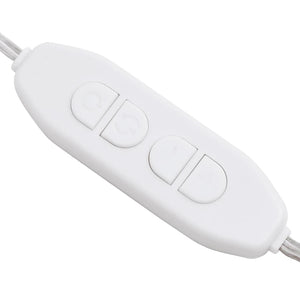 Applique Specchio 8 Lampadine LED Bianco Caldo e Bianco Freddo 335864