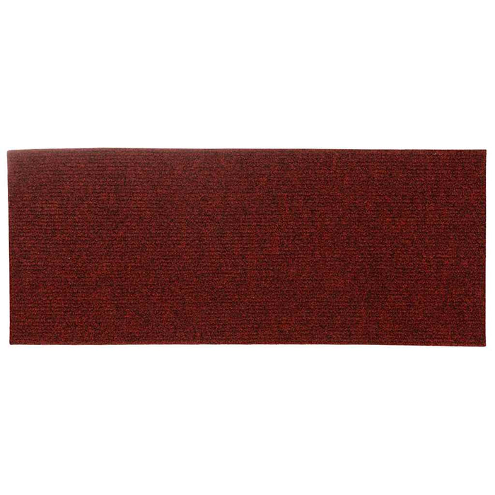 Tappeti Adesivi Rettangolari per Scale 15 pz 60x25 cm Rossi 326916