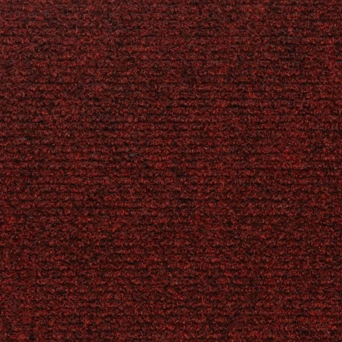 Tappeti Adesivi Rettangolari per Scale 15 pz 60x25 cm Rossi 326916