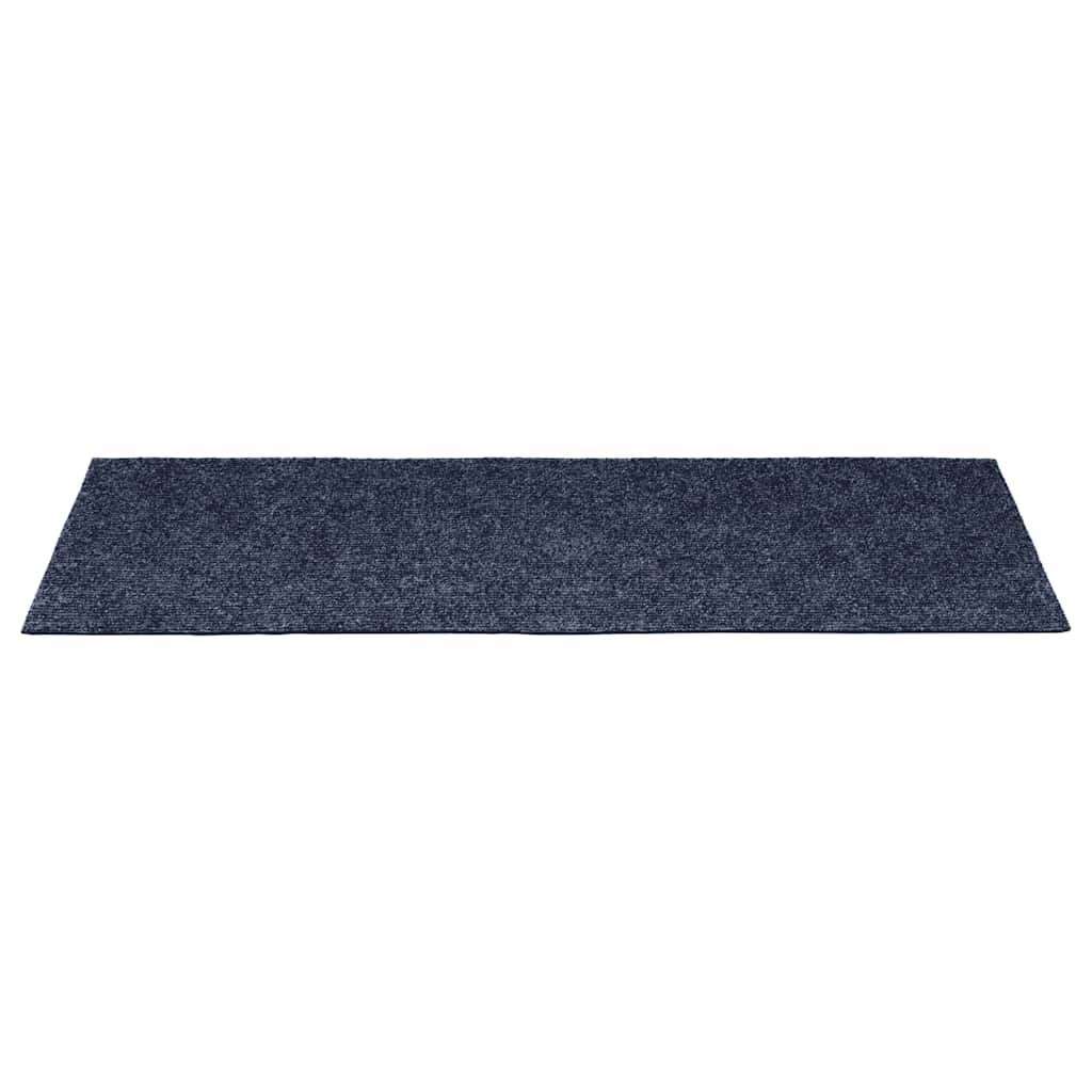 Tappeti Adesivi Rettangolari per Scale 15pz 60x25 cm Grigio Blu 326917