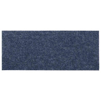 Tappeti Adesivi Rettangolari per Scale 15pz 60x25 cm Grigio Blu