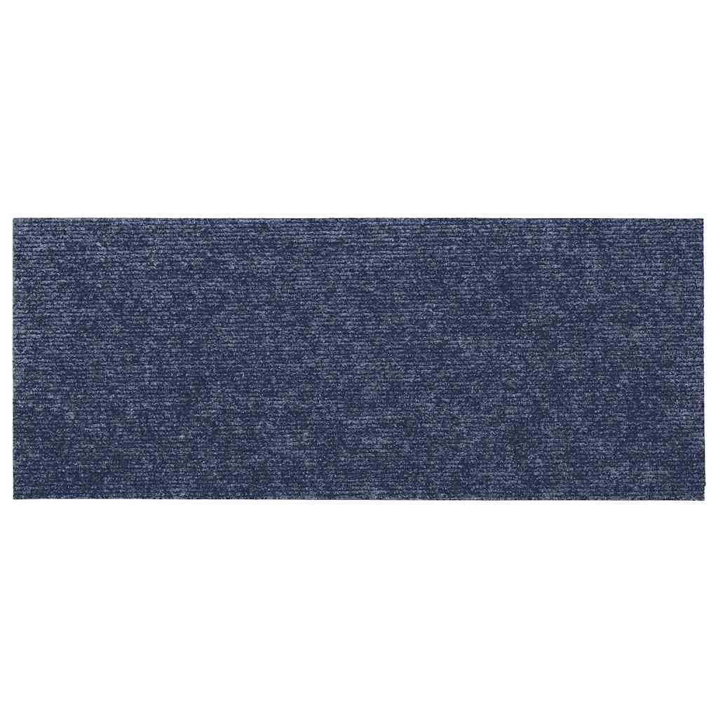 Tappeti Adesivi Rettangolari per Scale 15pz 60x25 cm Grigio Blu 326917
