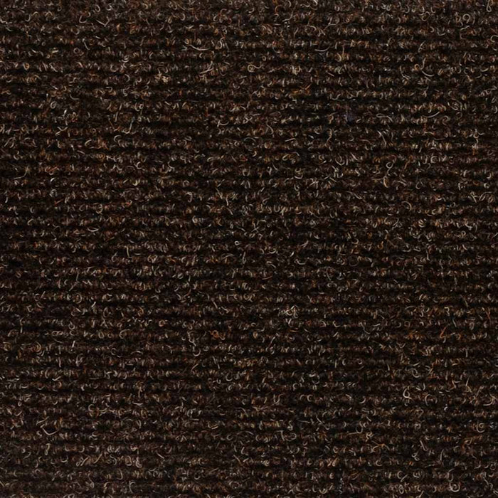 Tappeti Adesivi Rettangolari per Scale 15 pz 60x25 cm Marroni 326918