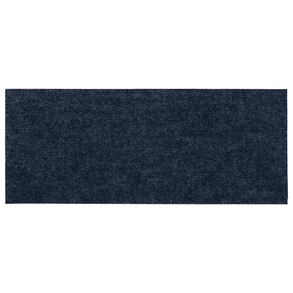 Tappeti Adesivi Rettangolari per Scale 15 pz 60x25 cm Blu 326922