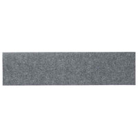 Tappeti Adesivi Rettangolari Scale 15 pz 76x20 cm Grigio Chiaro cod mxl 69808