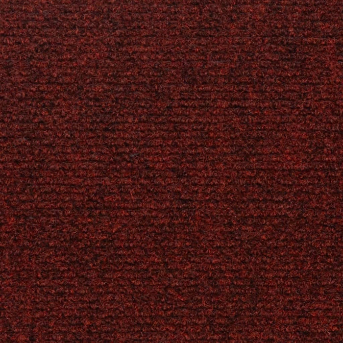 Tappeti Adesivi Rettangolari per Scale 15 pz 76x20 cm Rossi 326928