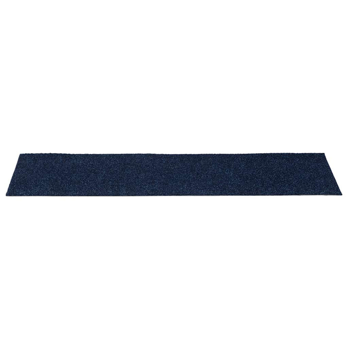 Tappeti Adesivi Rettangolari per Scale 15 pz 76x20 cm Blu 326934