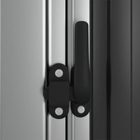 Capanno da Giardino Antracite 118,5x97x209,5 cm Acciaio Zincato cod mxl 65832