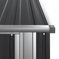 Capanno da Giardino Antracite 118,5x97x209,5 cm Acciaio Zincato cod mxl 65832