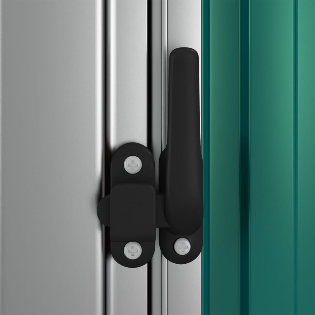 Capanno per Biciclette Verde 180,5x97x209,5 cm Acciaio Zincato cod mxl 65795