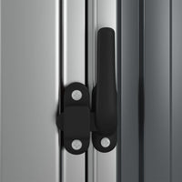 Capanno per Biciclette Grigio 180,5x97x209,5 cm Acciaio Zincato 150904