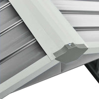 Capanno per Robot Tosaerba 92x97x63 cm Acciaio Zincato Grigio 150908