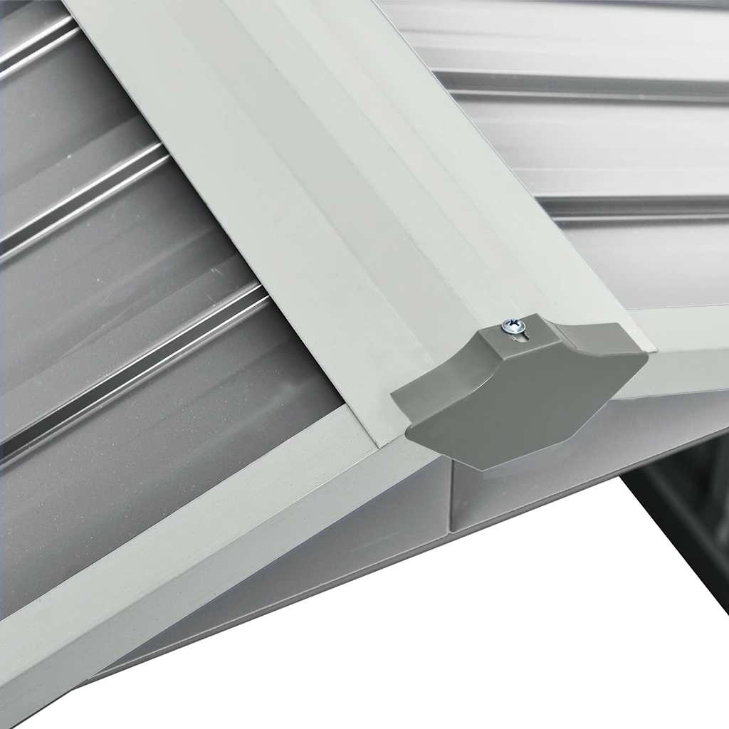 Capanno per Robot Tosaerba 92x97x63 cm Acciaio Zincato Grigio cod mxl 48913