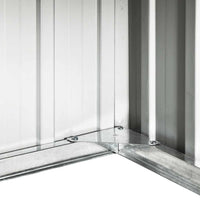 Capanno per Robot Tosaerba 92x97x63 cm Acciaio Zincato Marrone 150910