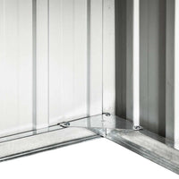 Capanno per Robot Tosaerba 92x97x63 cm Acciaio Zincato Marrone cod mxl 42887