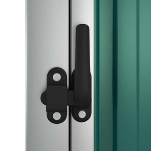 Capanno per Attrezzi-Casetta da Giardino Verde 88x89x161 cm in Acciaio Zincato