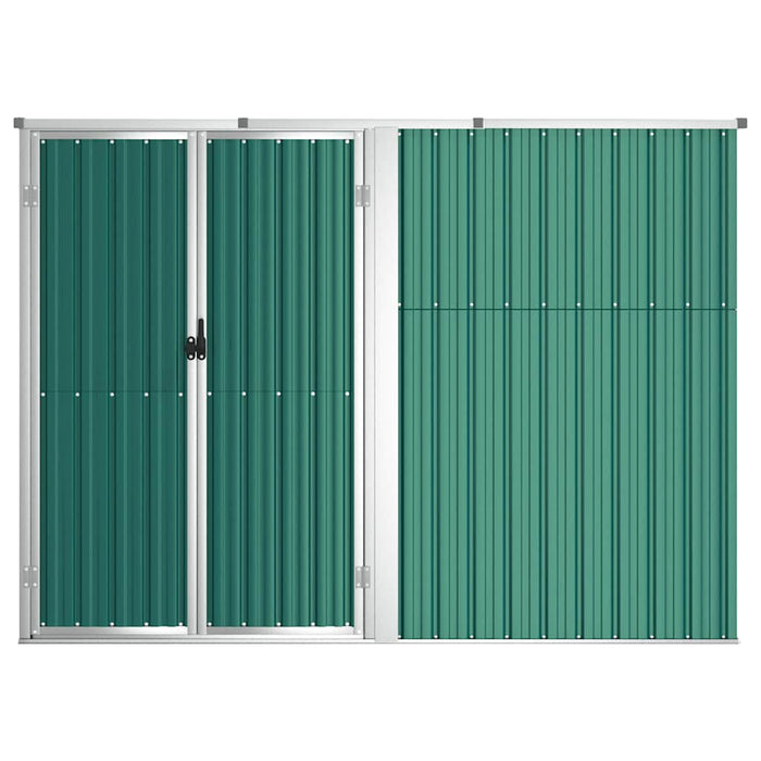 Capanno per Attrezzi Verde 225x89x161 cm Acciaio Zincato cod mxl 65813