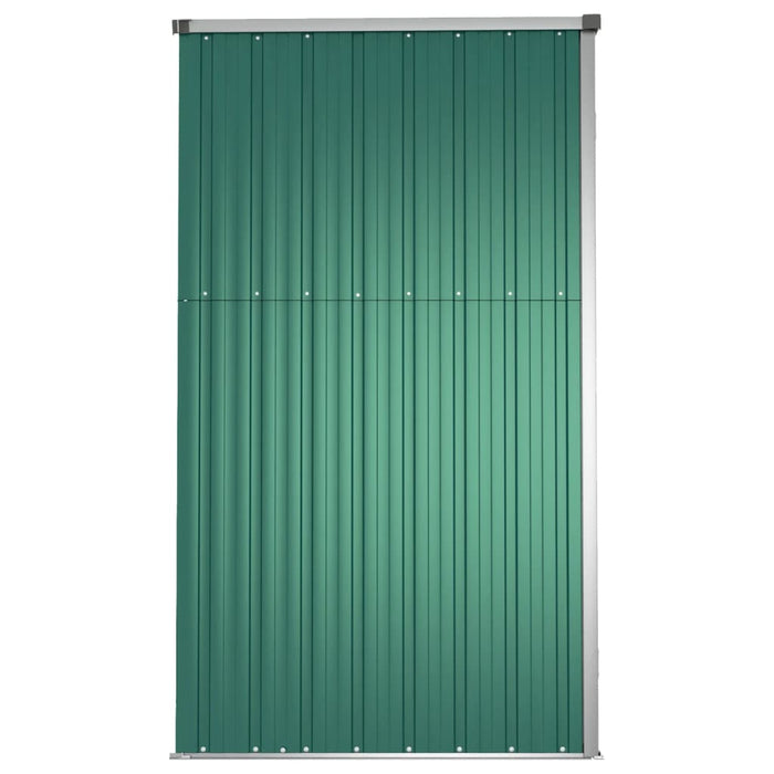 Capanno per Attrezzi Verde 225x89x161 cm in Acciaio Zincato 316213