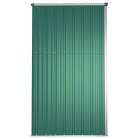 Capanno per Attrezzi Verde 225x89x161 cm Acciaio Zincato cod mxl 65813