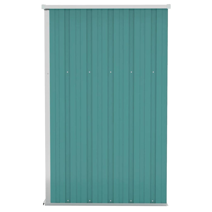 Capanno Giardino a Parete Verde 118x100x178 cm Acciaio Zincato cod mxl 65899