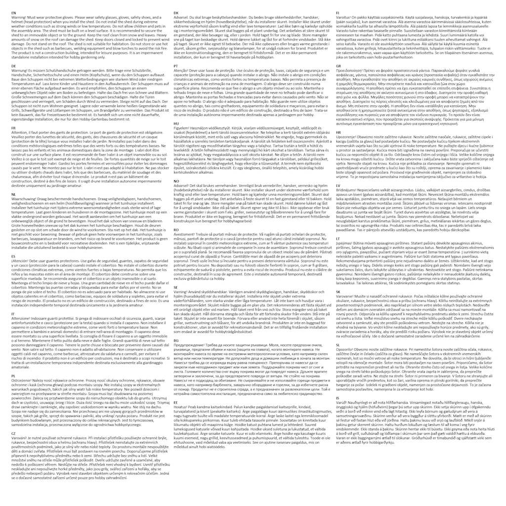 Capanno Giardino a Parete Grigio 118x100x178 cm Acciaio Zincato 316218