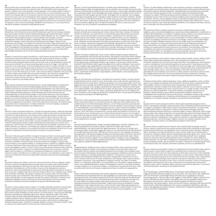 Capanno Giardino a Parete Grigio 118x100x178 cm Acciaio Zincato 316218