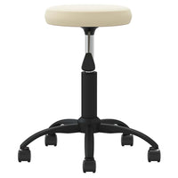 Sedia Girevole da Ufficio Crema in Velluto 333173