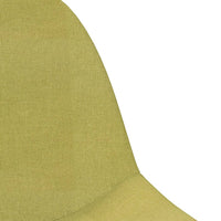 Sedie da Pranzo Girevoli 2 pz Verdi in Tessuto 333418