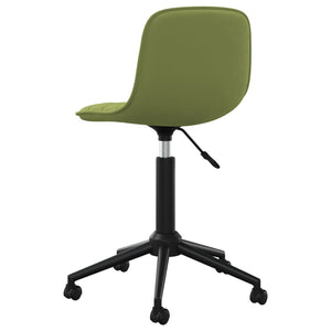 Sedie da Pranzo Girevoli 2 pz Verde Chiaro in Velluto 334119