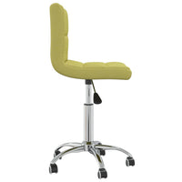 Sedie da Pranzo Girevoli 2 pz Verdi in Tessuto 334328