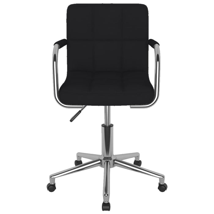 Sedia Girevole da Ufficio Nera in Tessuto 334797