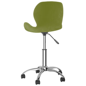 Sedia da Pranzo Girevole Verde Chiaro in Velluto cod mxl 28057