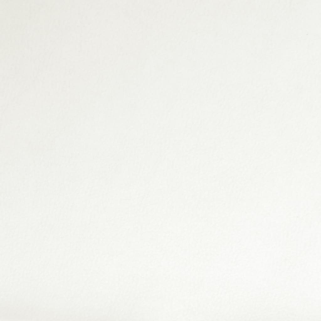 Sedie da Pranzo 2 pz Bianche in Similpelle 335119