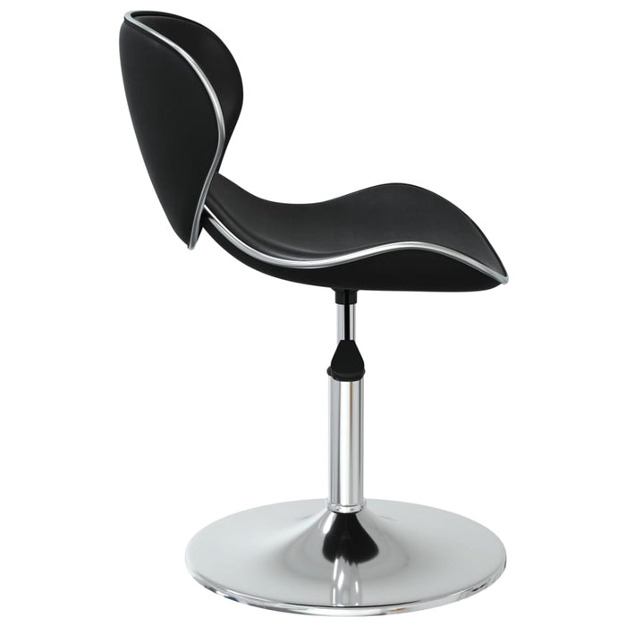 Sedie da Pranzo 2 pz Nere in Similpelle 335120