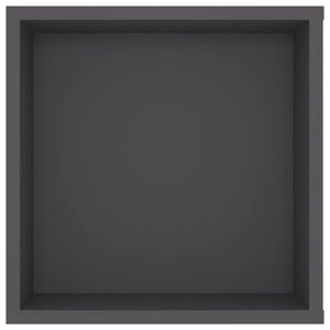 Armadietto da Parete per TV Grigio 102x35x35 cm in Truciolato