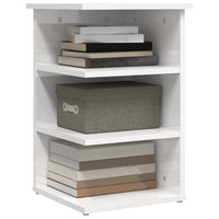 Credenza Bianco Lucido 35x35x55 cm in Legno Multistrato 806280