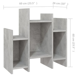 Credenza Grigio Cemento 60x26x60 cm in Legno Multistrato 806287
