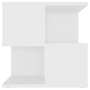Tavolino Bianco 40x40x40 cm in Legno Multistrato cod mxl 7364