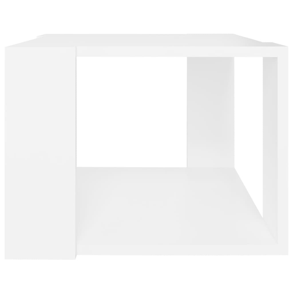 Tavolino da Salotto Bianco 40x40x30 cm in Legno Multistrato cod mxl 15077