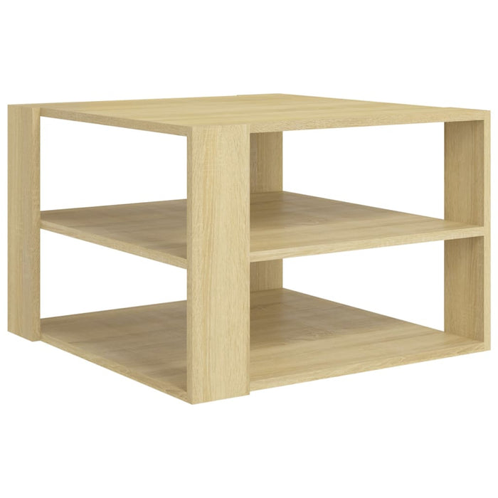 Tavolino da Salotto Rovere Sonoma 60x60x40 cm Legno Multistrato 806322