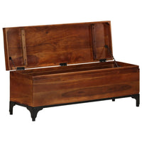 Baule 110x35x41 cm in Legno Massello di Acacia 328304